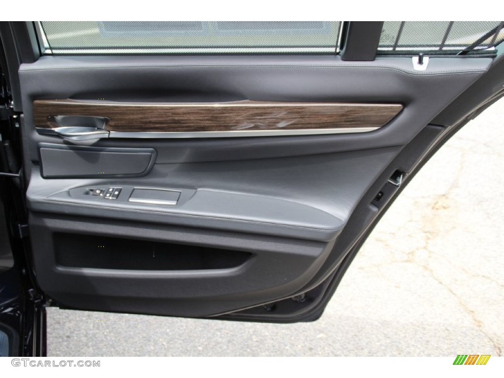 2015 7 Series 750i xDrive Sedan - Carbon Black Metallic / Black photo #24