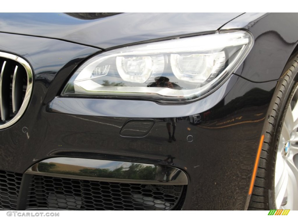2015 7 Series 750i xDrive Sedan - Carbon Black Metallic / Black photo #31