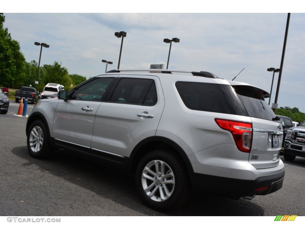 2015 Explorer XLT - Ingot Silver / Charcoal Black photo #25