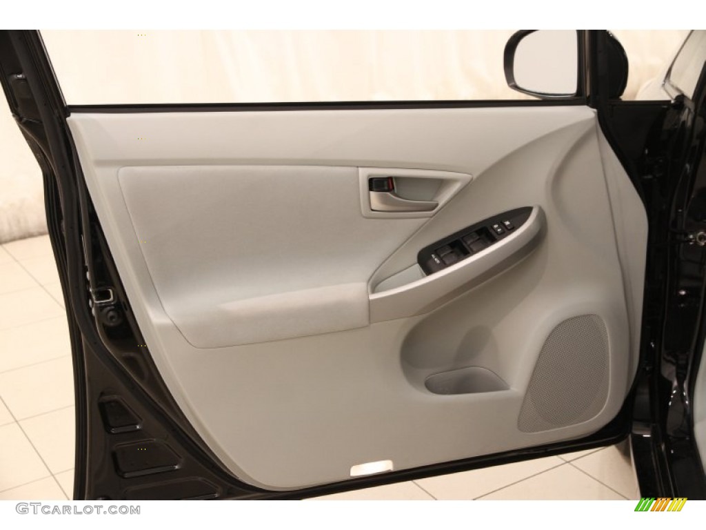2012 Prius 3rd Gen Two Hybrid - Black / Misty Gray photo #4