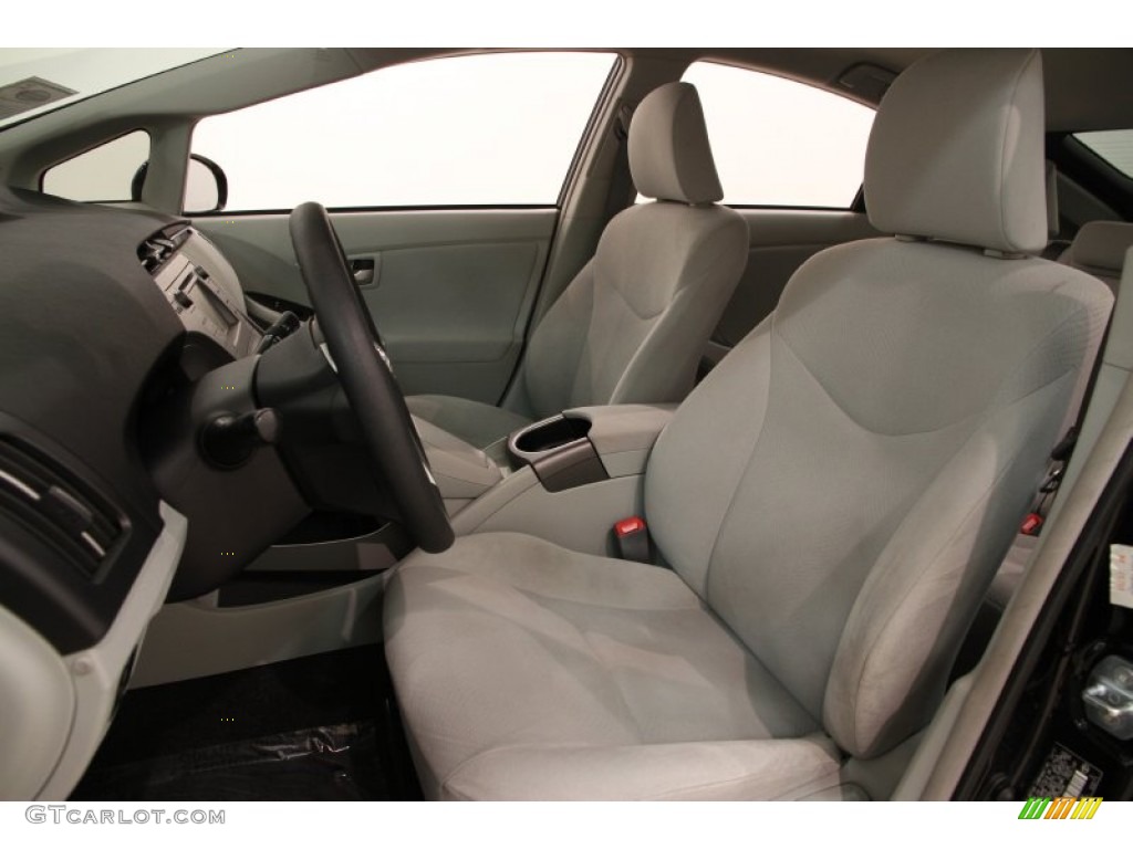 2012 Prius 3rd Gen Two Hybrid - Black / Misty Gray photo #5