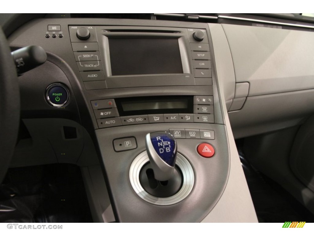 2012 Prius 3rd Gen Two Hybrid - Black / Misty Gray photo #8