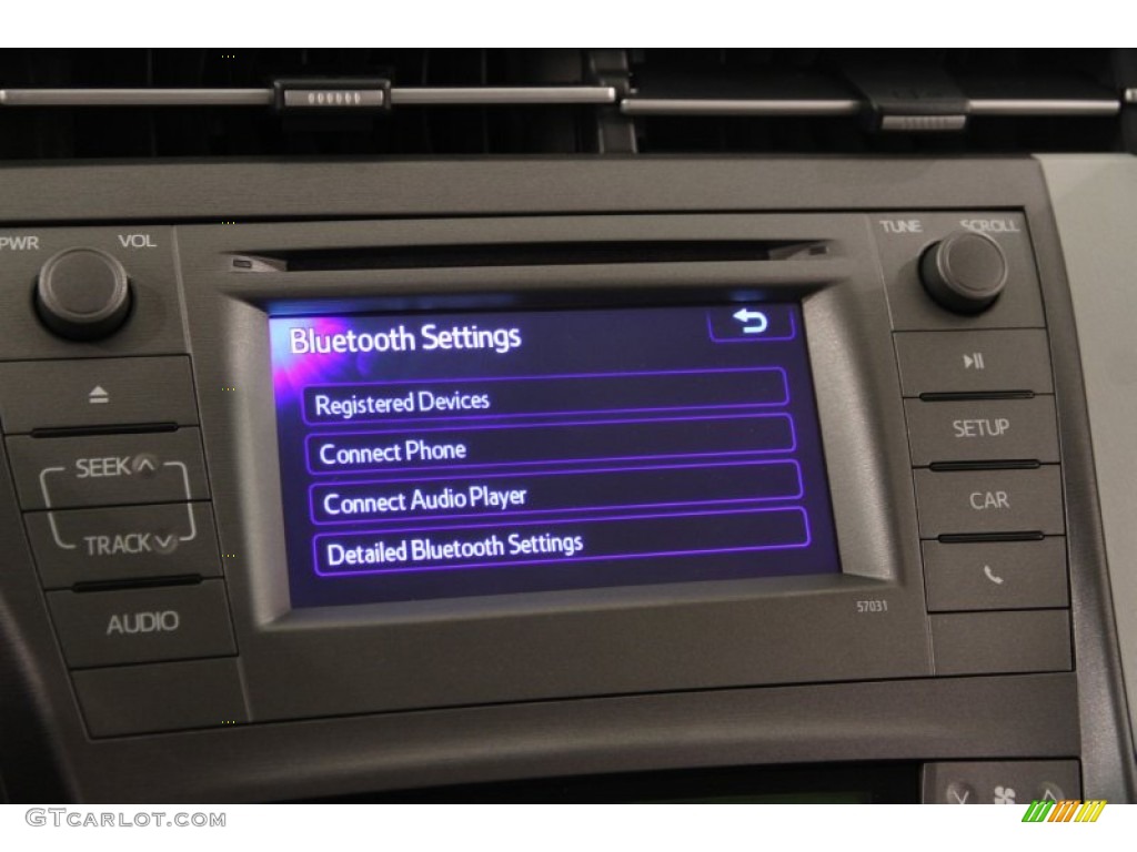 2012 Prius 3rd Gen Two Hybrid - Black / Misty Gray photo #11