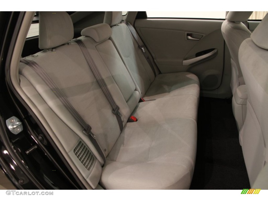 2012 Prius 3rd Gen Two Hybrid - Black / Misty Gray photo #13