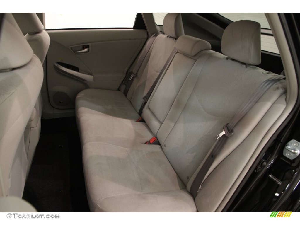 2012 Prius 3rd Gen Two Hybrid - Black / Misty Gray photo #14