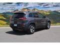 2014 Brilliant Black Crystal Pearl Jeep Cherokee Trailhawk 4x4  photo #3