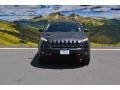 2014 Brilliant Black Crystal Pearl Jeep Cherokee Trailhawk 4x4  photo #4