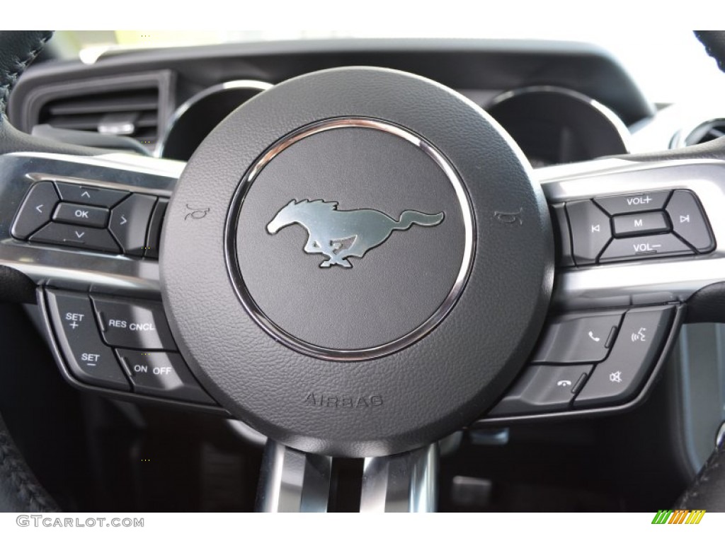 2015 Mustang GT Premium Coupe - Ingot Silver Metallic / Ebony Recaro Sport Seats photo #18