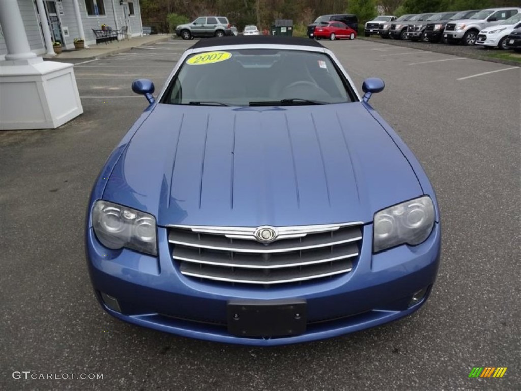 2007 Crossfire Limited Roadster - Aero Blue Pearlcoat / Dark Slate Gray/Medium Slate Gray photo #2