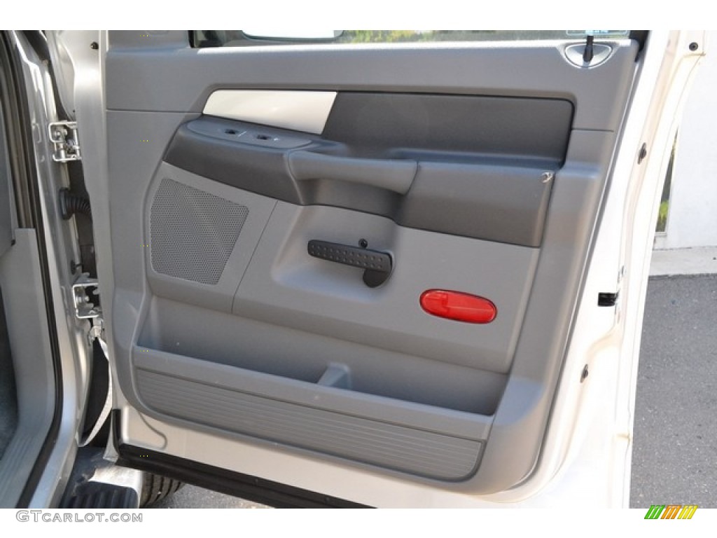2008 Ram 3500 SLT Quad Cab 4x4 Dually - Bright Silver Metallic / Medium Slate Gray photo #22