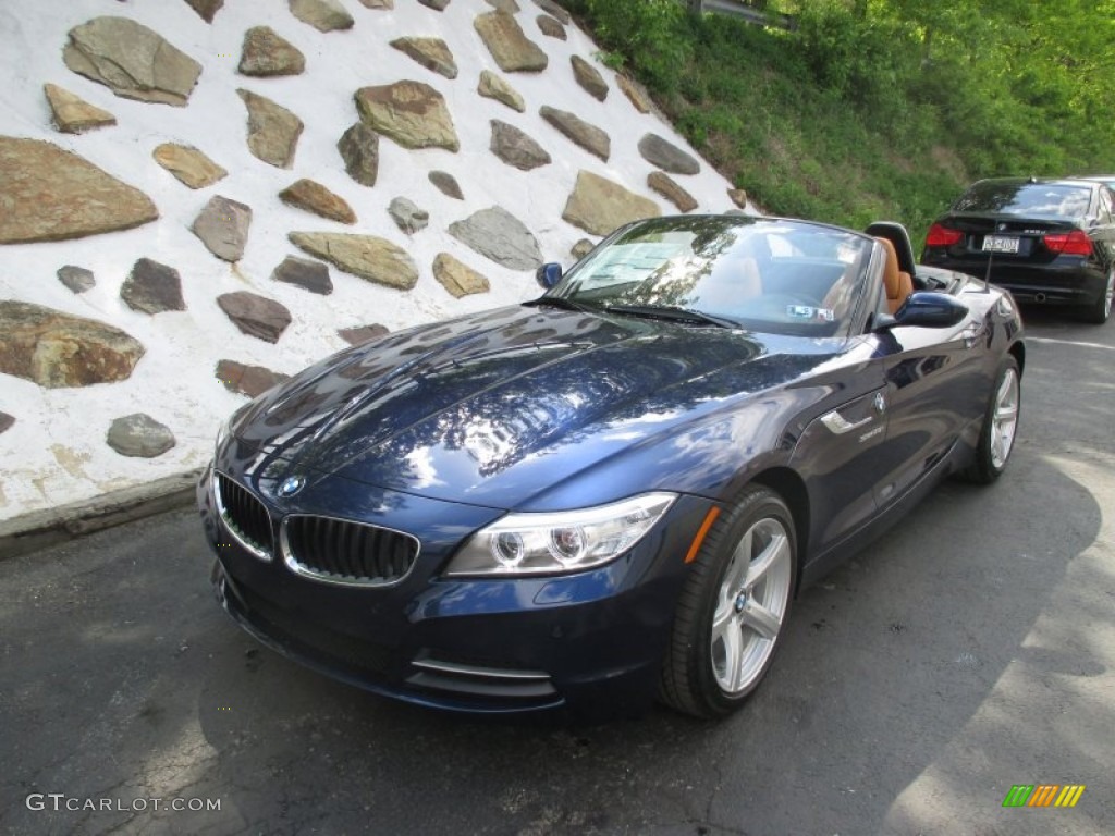 2016 Z4 sDrive28i - Deep Sea Blue Metallic / Walnut photo #9