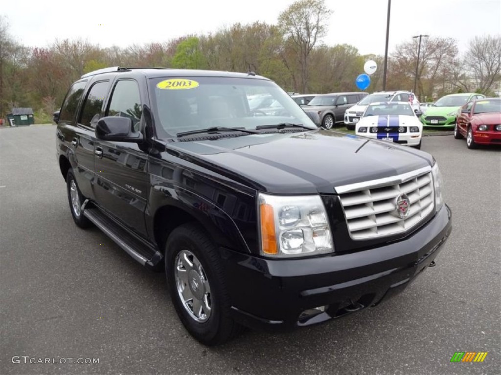2003 Escalade AWD - Sable Black / Shale photo #1