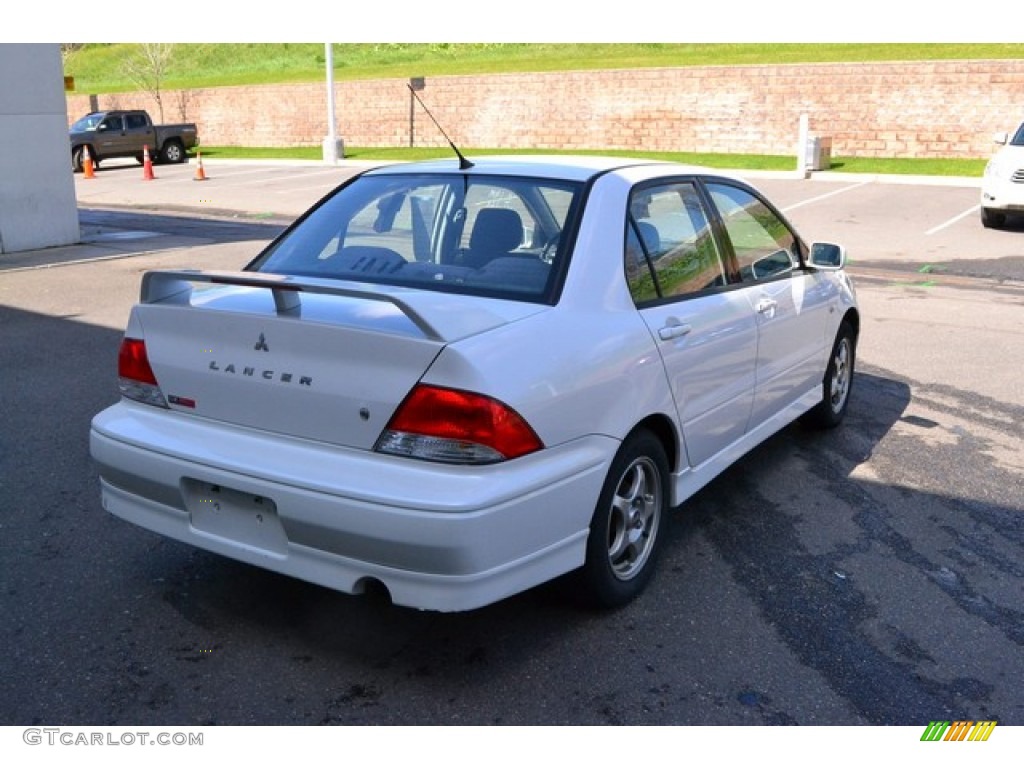 2002 Lancer OZ Rally - Diamond White Pearl / Black photo #2