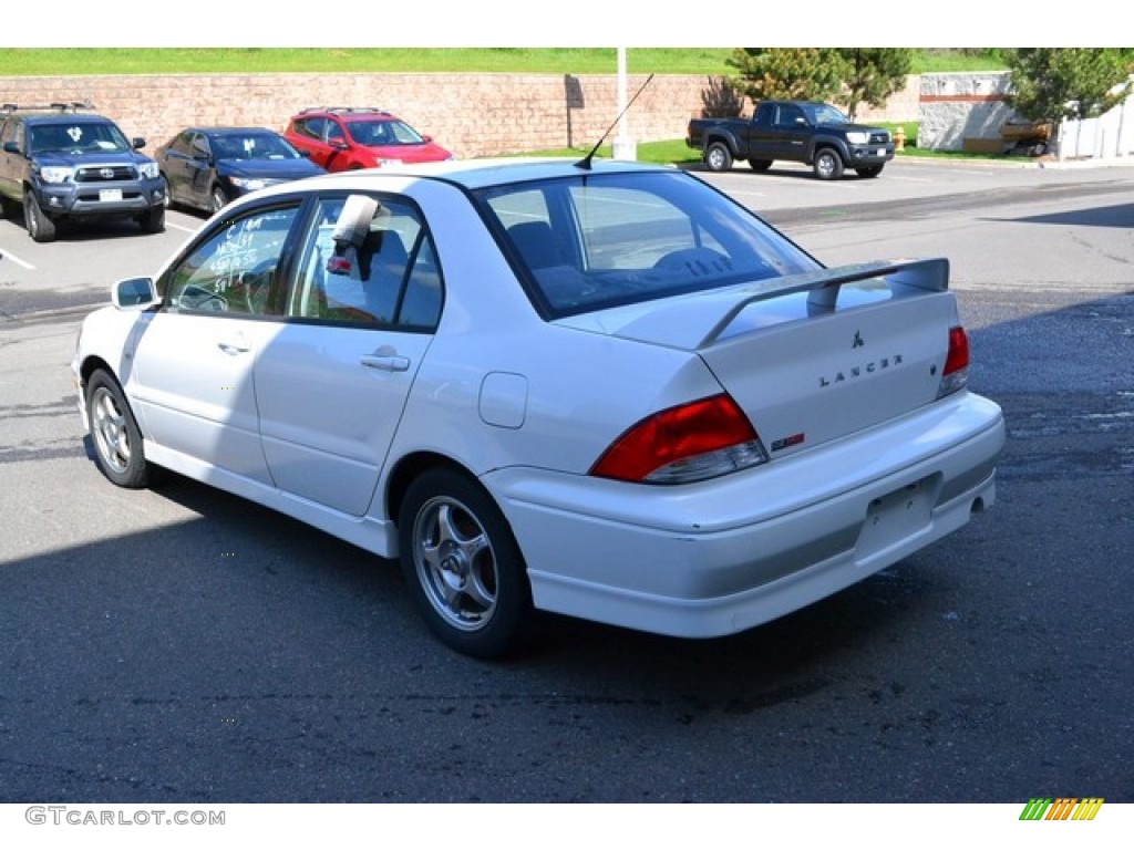 2002 Lancer OZ Rally - Diamond White Pearl / Black photo #3