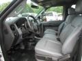 Steel Gray 2011 Ford F250 Super Duty XL Crew Cab Interior Color