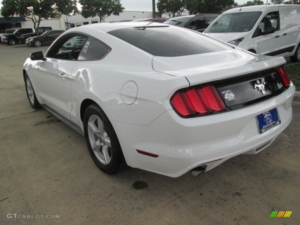 2015 Mustang V6 Coupe - Oxford White / Ebony photo #12