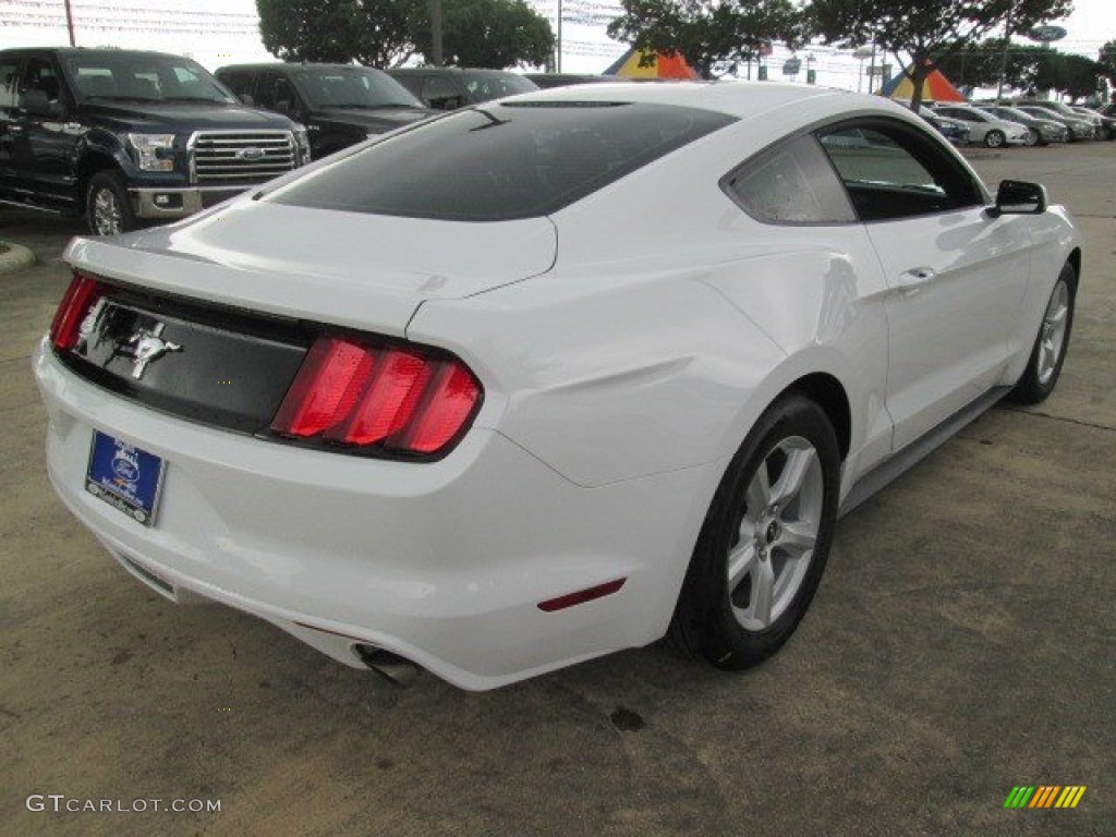 2015 Mustang V6 Coupe - Oxford White / Ebony photo #17