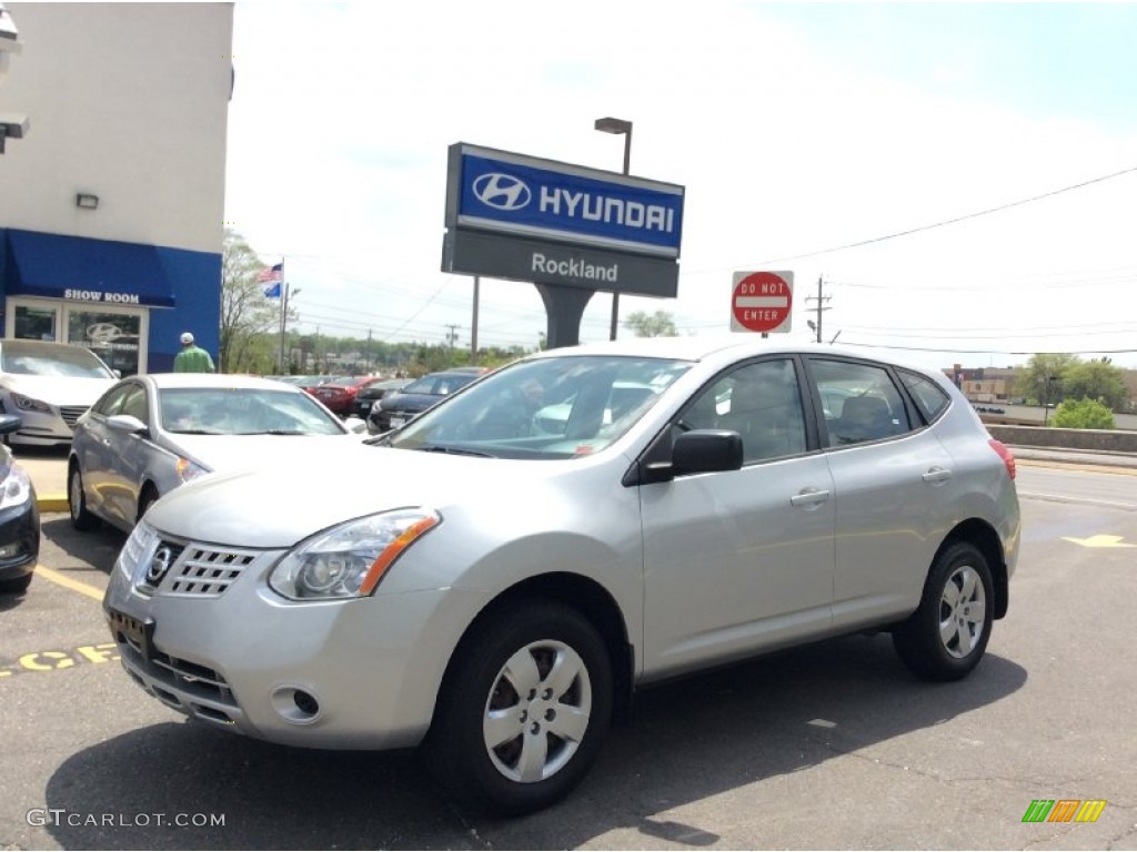 2008 Rogue S AWD - Silver Ice Metallic / Gray photo #1