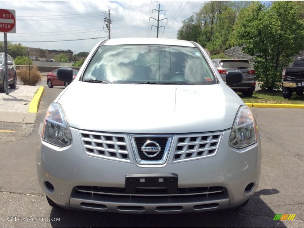 2008 Rogue S AWD - Silver Ice Metallic / Gray photo #2