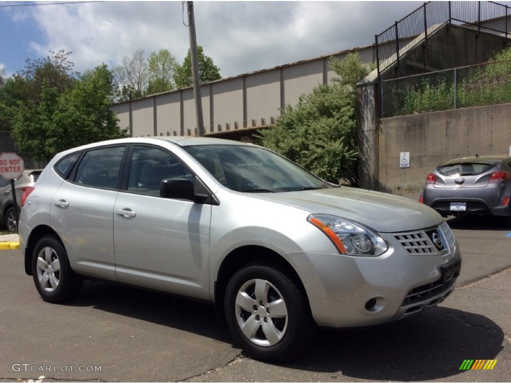 2008 Rogue S AWD - Silver Ice Metallic / Gray photo #3