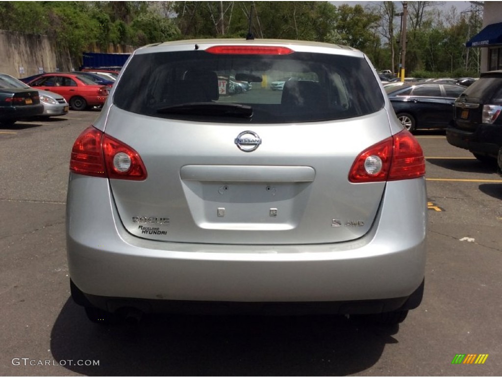 2008 Rogue S AWD - Silver Ice Metallic / Gray photo #5