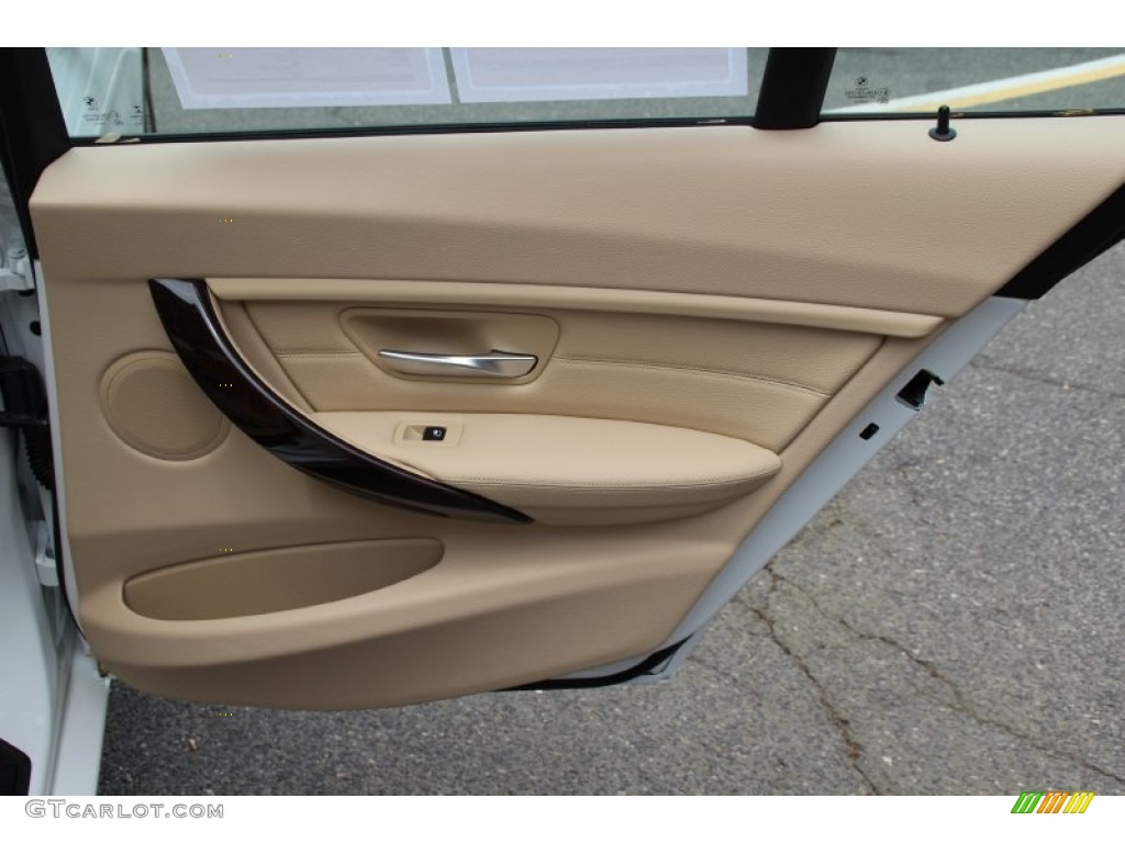 2015 3 Series 320i xDrive Sedan - Alpine White / Venetian Beige photo #23