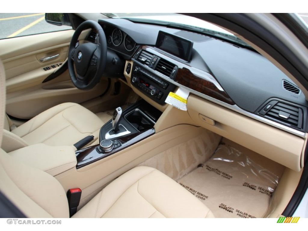 2015 3 Series 320i xDrive Sedan - Alpine White / Venetian Beige photo #26