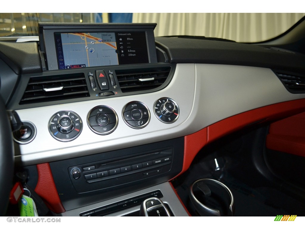 2012 Z4 sDrive28i - Jet Black / Coral Red photo #18