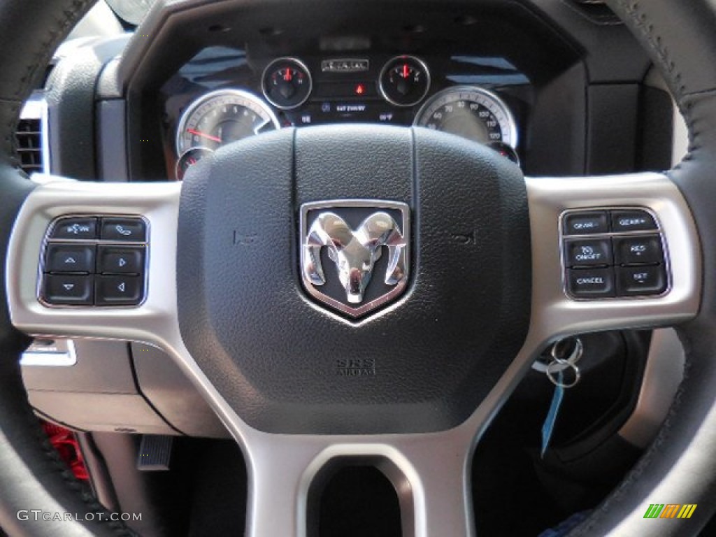 2014 1500 Laramie Crew Cab 4x4 - Flame Red / Black photo #22