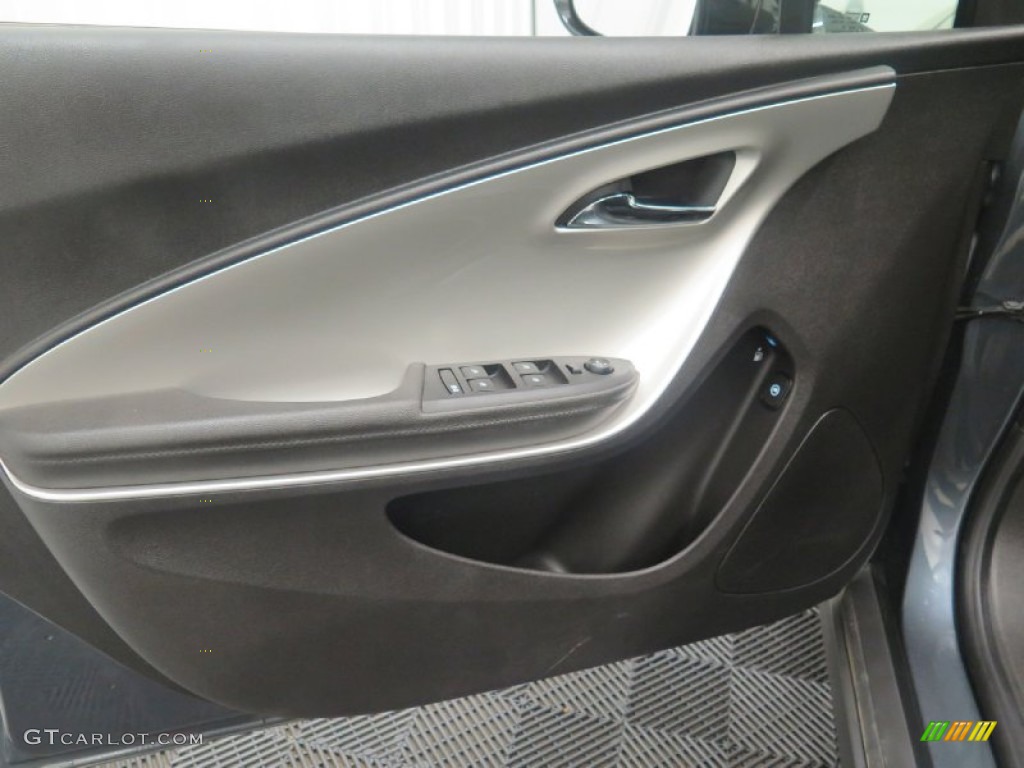 2012 Volt Hatchback - Cyber Gray Metallic / Jet Black/Ceramic White Accents photo #11