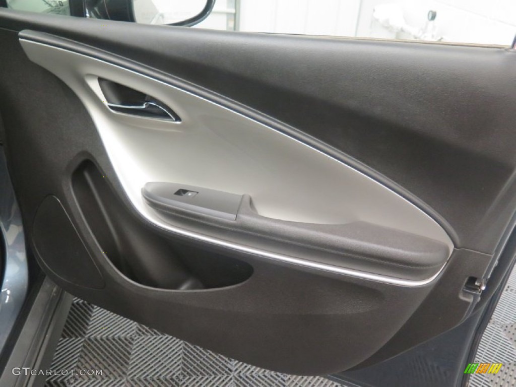 2012 Volt Hatchback - Cyber Gray Metallic / Jet Black/Ceramic White Accents photo #15