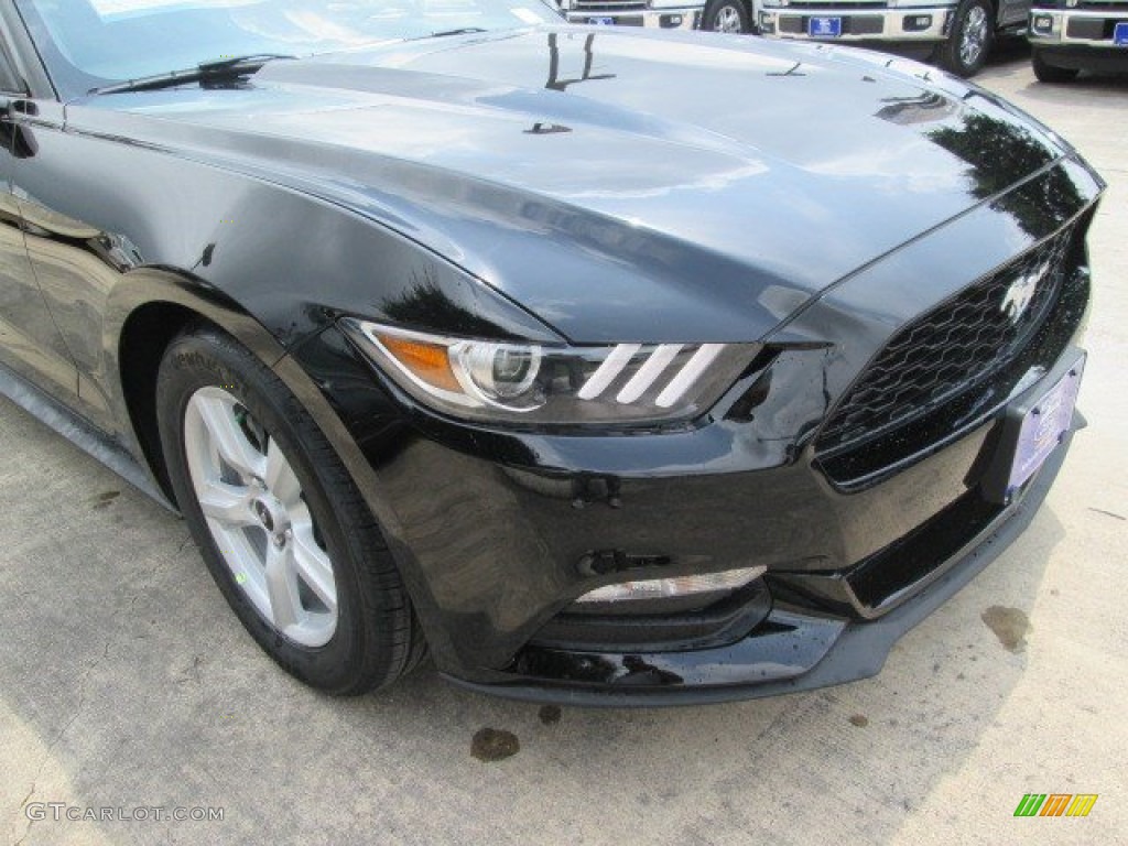 2015 Mustang V6 Coupe - Black / Ebony photo #24