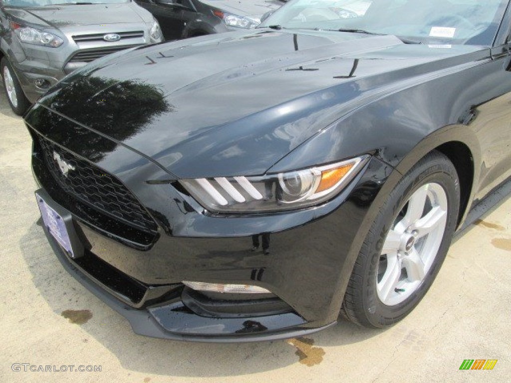 2015 Mustang V6 Coupe - Black / Ebony photo #30