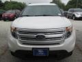 2015 White Platinum Ford Explorer XLT  photo #7
