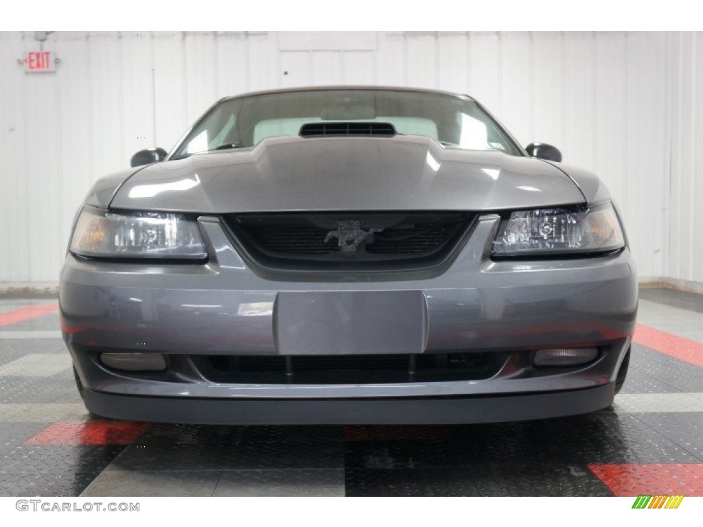 2003 Mustang Mach 1 Coupe - Dark Shadow Grey Metallic / Dark Charcoal photo #4