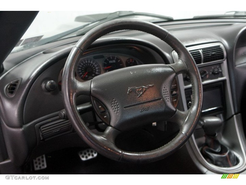 2003 Mustang Mach 1 Coupe - Dark Shadow Grey Metallic / Dark Charcoal photo #20