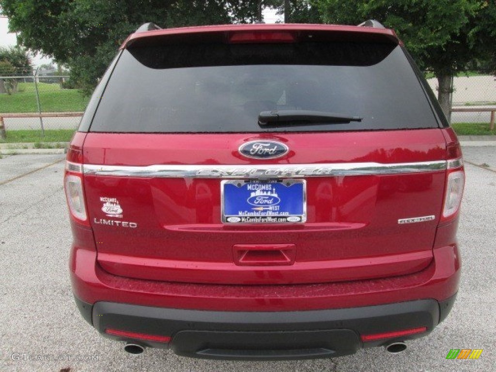 2015 Explorer Limited - Ruby Red / Medium Light Stone photo #11