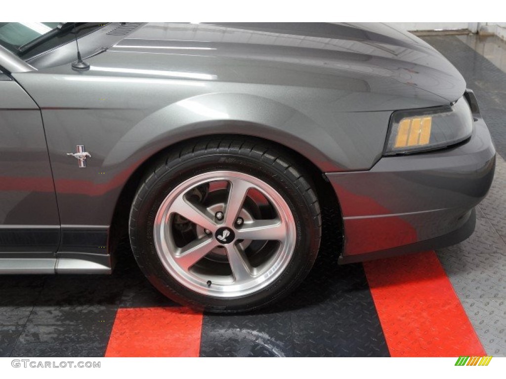 2003 Mustang Mach 1 Coupe - Dark Shadow Grey Metallic / Dark Charcoal photo #34