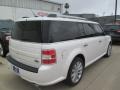 2015 White Platinum Tri-Coat Metallic Ford Flex SEL  photo #7