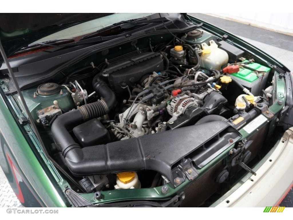 2000 Outback Limited Wagon - Timberline Green Pearl / Beige photo #38