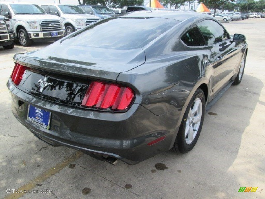 2015 Mustang V6 Coupe - Magnetic Metallic / Ebony photo #16