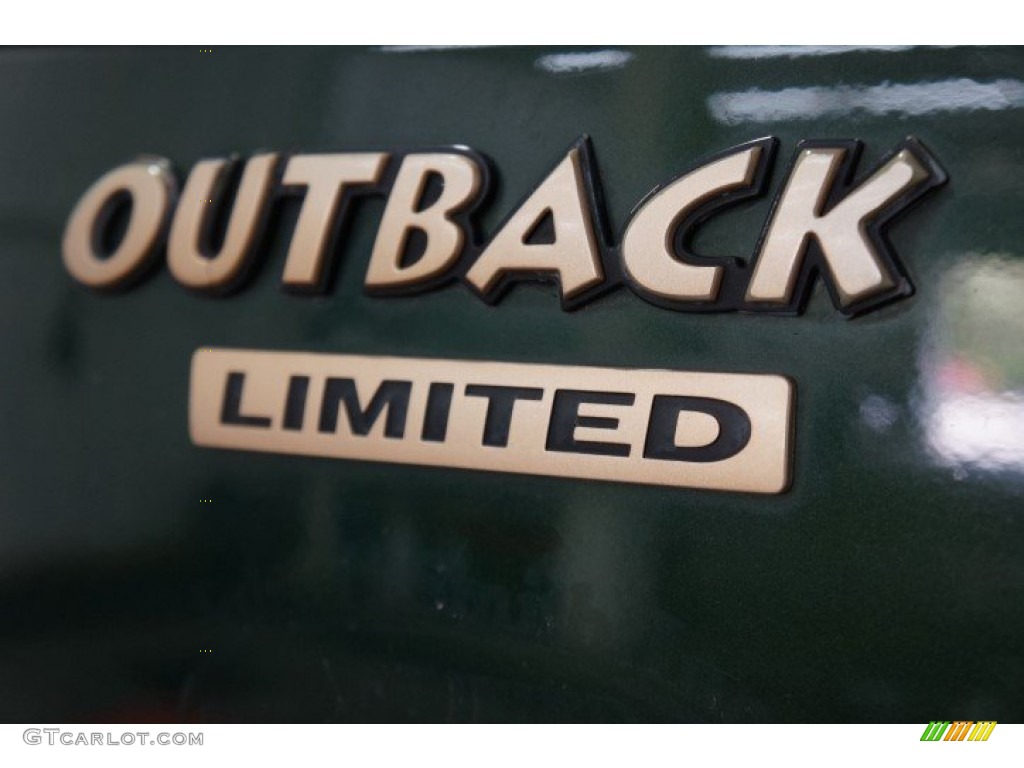 2000 Outback Limited Wagon - Timberline Green Pearl / Beige photo #72