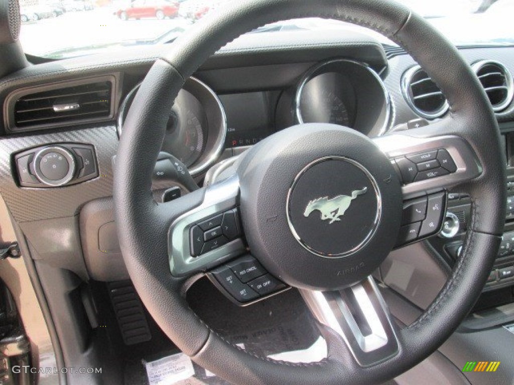 2015 Mustang V6 Coupe - Magnetic Metallic / Ebony photo #30