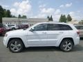 2015 Bright White Jeep Grand Cherokee Overland 4x4  photo #2