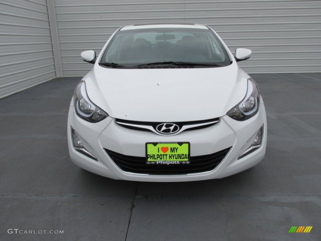 2016 Elantra Value Edition - White / Black photo #8