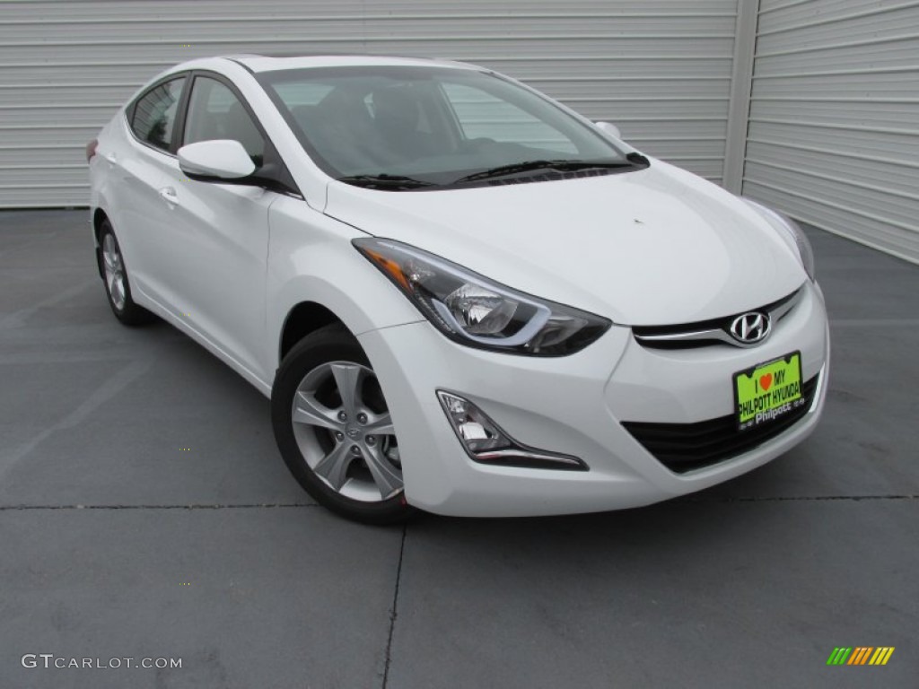 2016 Elantra Value Edition - White / Black photo #2