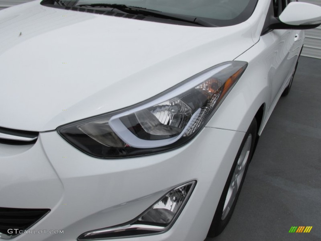 2016 Elantra Value Edition - White / Black photo #9