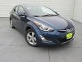 2016 Blue Hyundai Elantra Value Edition  photo #2