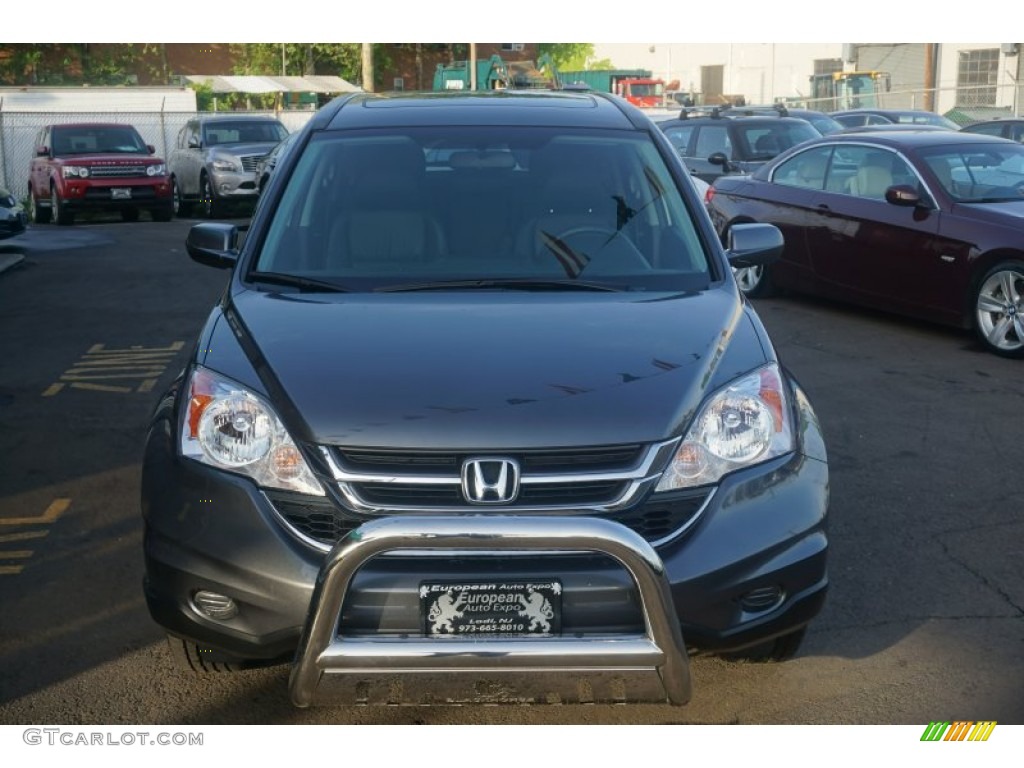 2011 CR-V EX-L 4WD - Polished Metal Metallic / Black photo #16