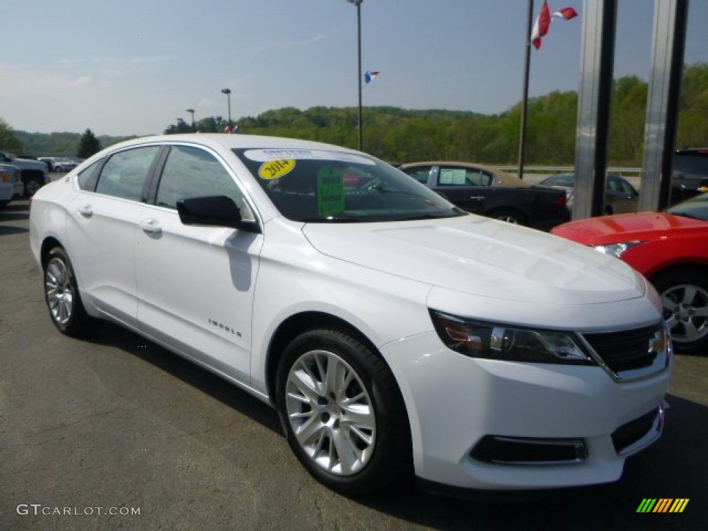 2014 Impala LS - Summit White / Jet Black/Dark Titanium photo #8